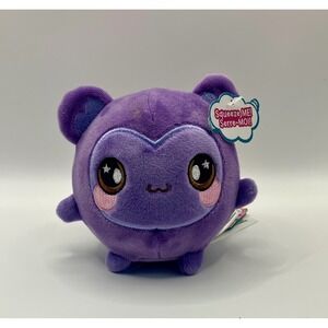 NWT Squeezamals Purple Monkey Scented Slow Rise Plush Toy Series